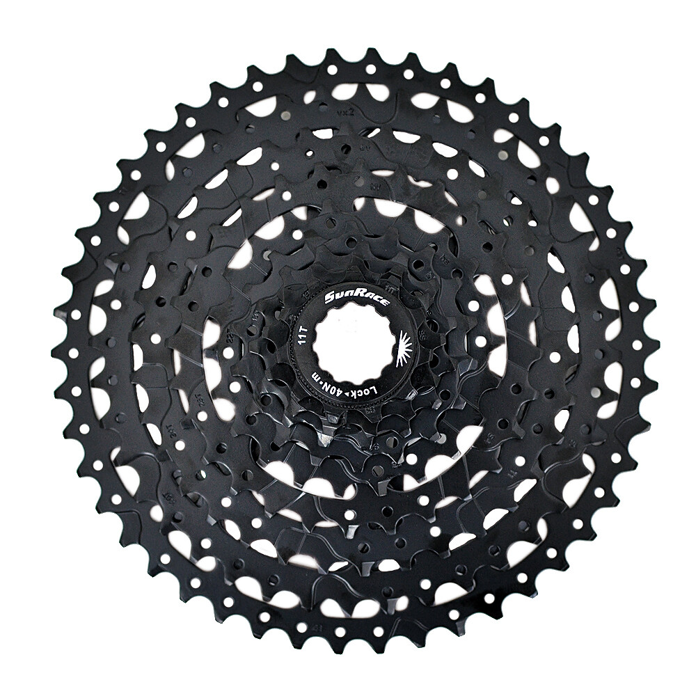 SunRace CM983 11-46T 9 Speed Wide Ratio Cassette , Black