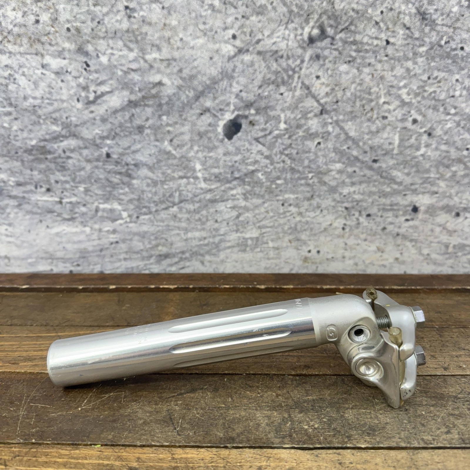Vintage Sugino Mighty Seatpost 26.8mm Silver Alloy 210mm Japan 255g Road MTB