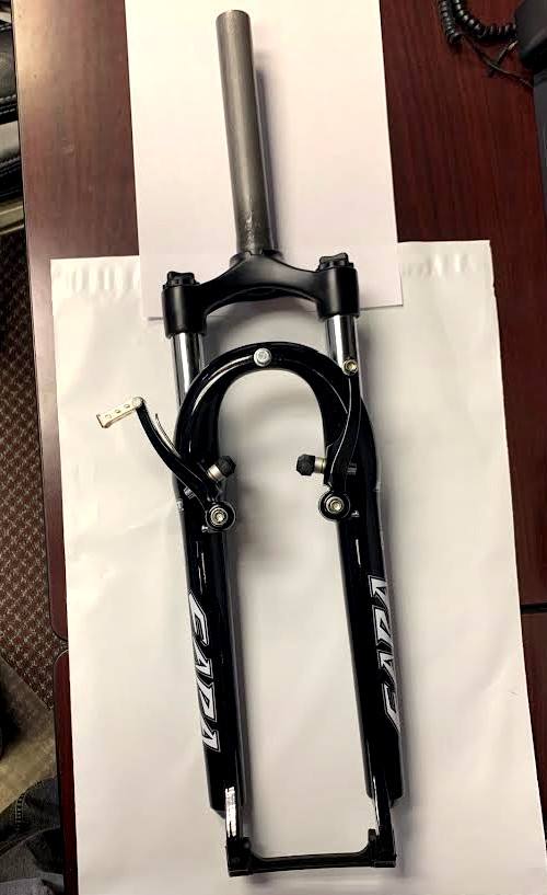 RST Capa T7 Suspension Fork with 7.5″ x 1 1/8 Threadless Steerer 100mm Trvl