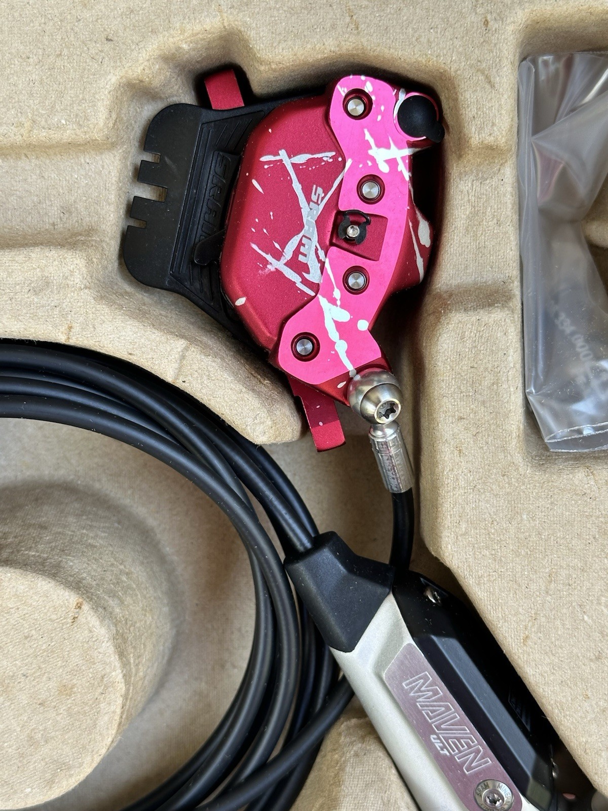 SRAM Maven Ultimate Expert Limited Edition hydraulic disc brake kit.