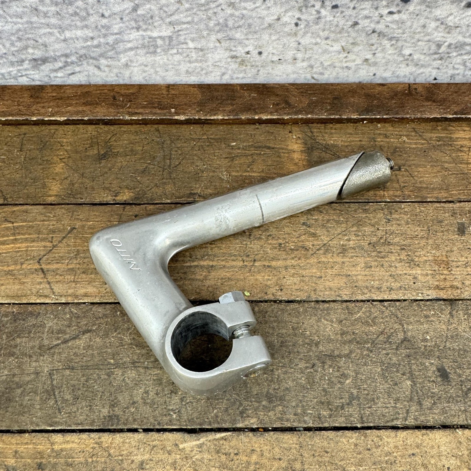 Vintage Nitto 75mm Quill Stem 25.4 Clamp 22.2 Japan Silver Alloy Road Bike