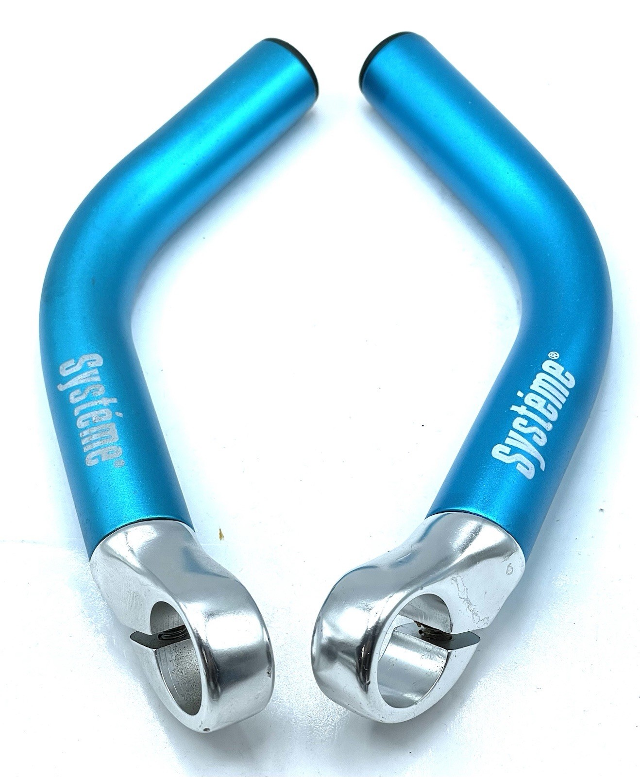 Systeme Turquoise Anodized Vintage 1990’s Mountain Bike Bar Ends NOS
