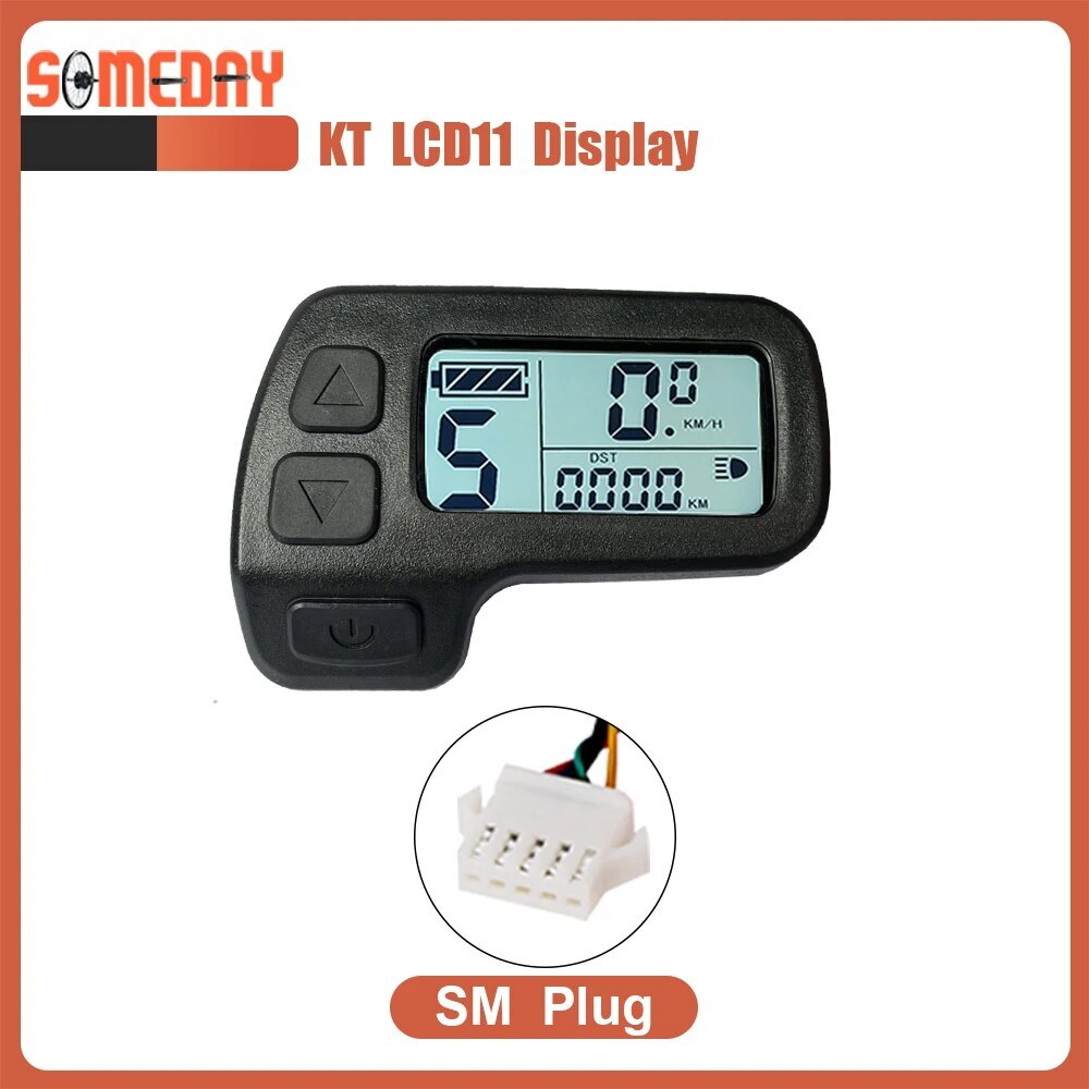 E-bike LCD LED Display Waterproof SM Plug 24V 36V 48V 72V for Ebike Display