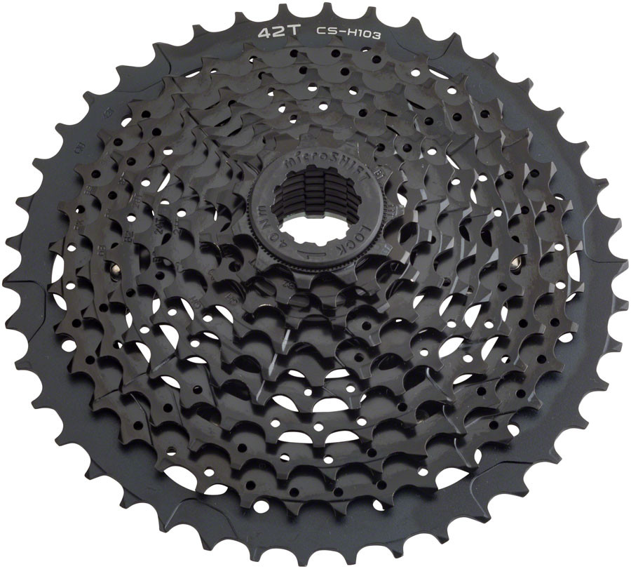 microSHIFT H10 Cassette – 10 Speed, 11-42t, Black