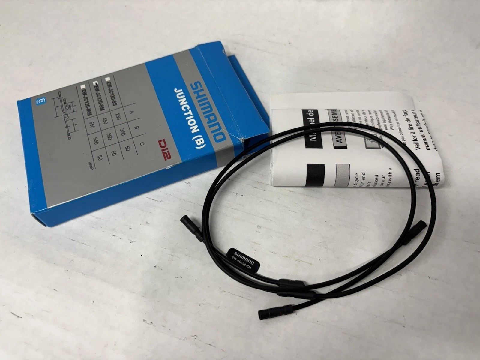 New Shimano Di2 Junction (B) Cable Wire EW-JC130-SM 450/350/50(mm)
