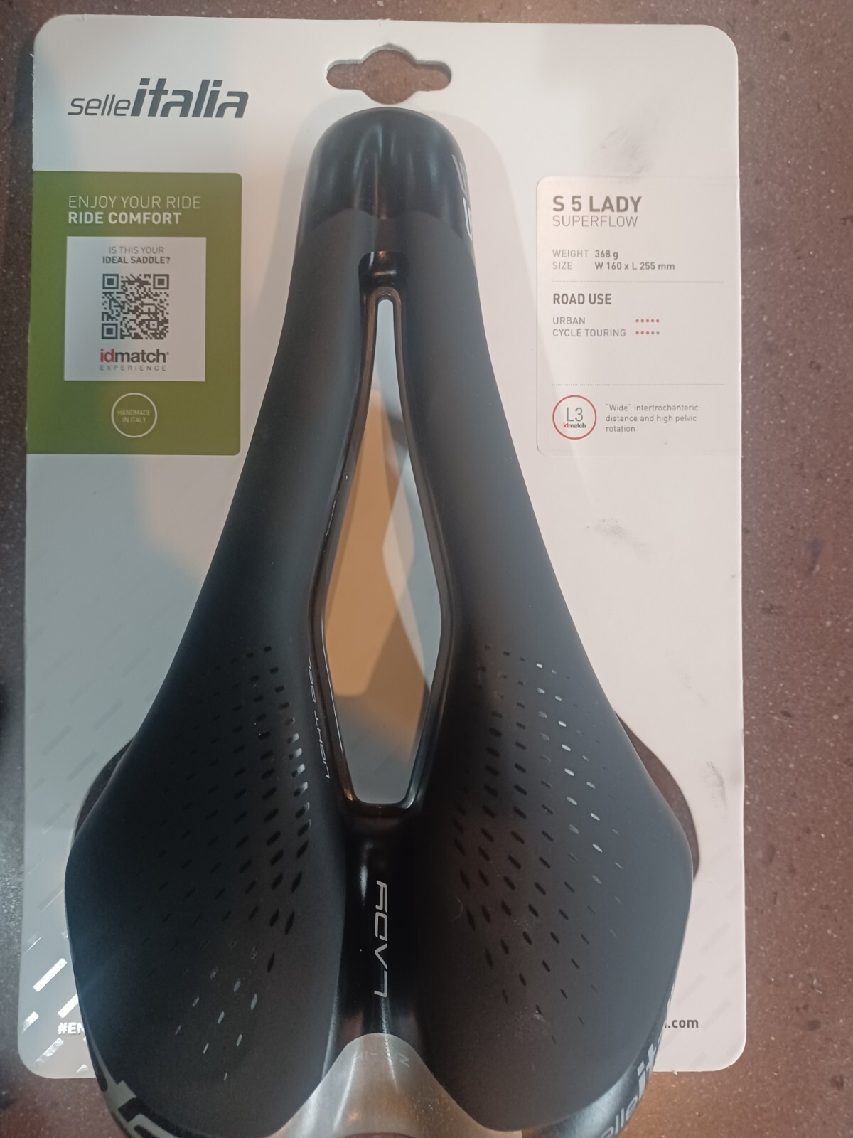 Selle Italia S 5 Lady Superflow Saddle – Fec Alloy, Black, L3, Women’s, idmatch