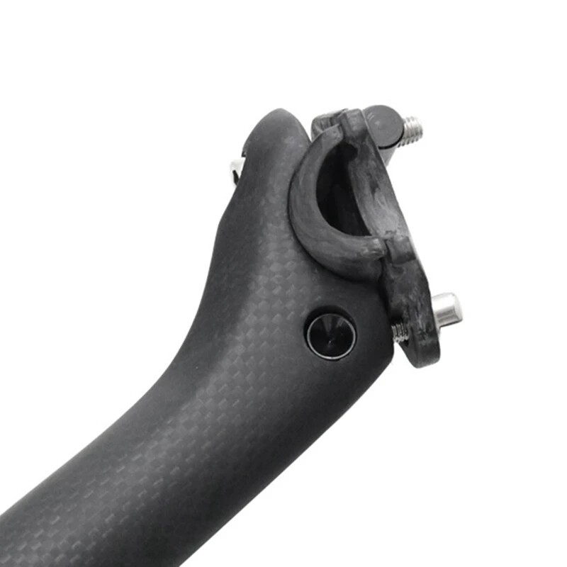 1 Set Carbon Fiber Bike Seatpost Clamp For Saddle Rails 7x9mm 7x7mm Clip US #