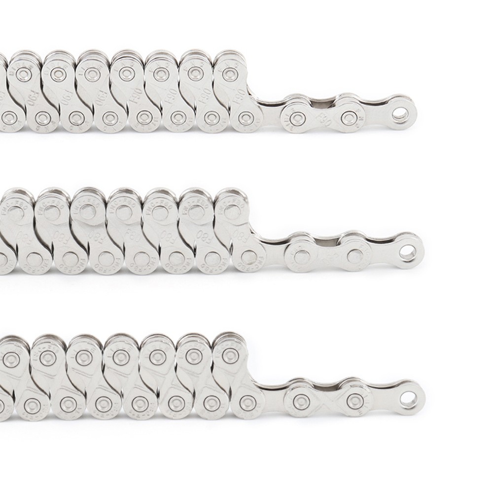 Mountain Road Bicycle Chain 6/7/8/9/10/11/12 Speed Silver Steel Shifter Chain