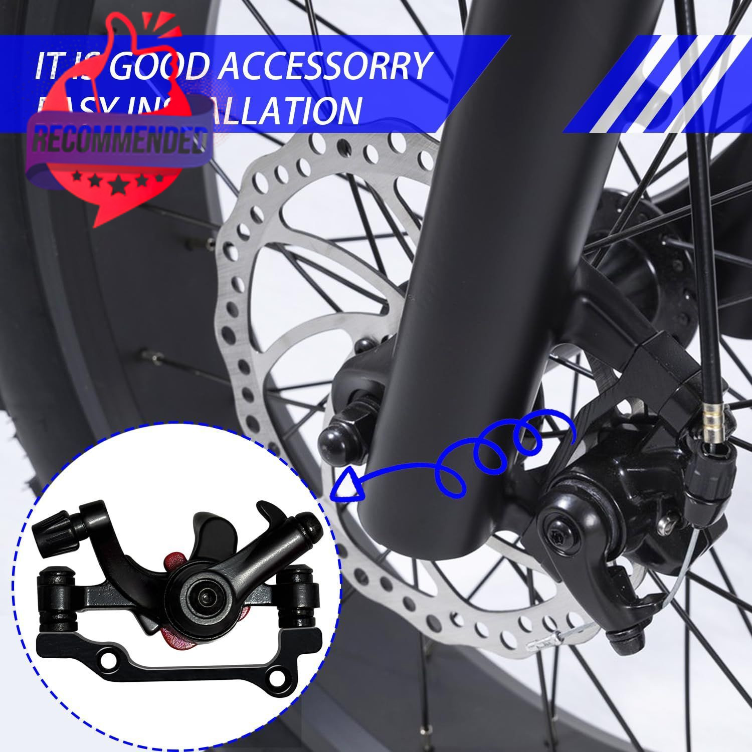 Bike Brakes Rear Front F180 R160 F160 R140 Black Model