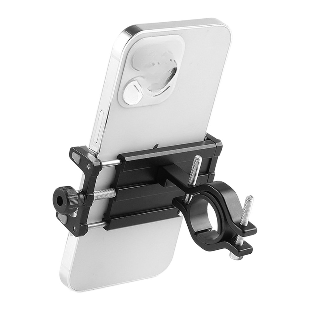 Motorcycle Handlebar Phone Holder Aluminum Alloy 4-Claw Lock 58-88mm Width