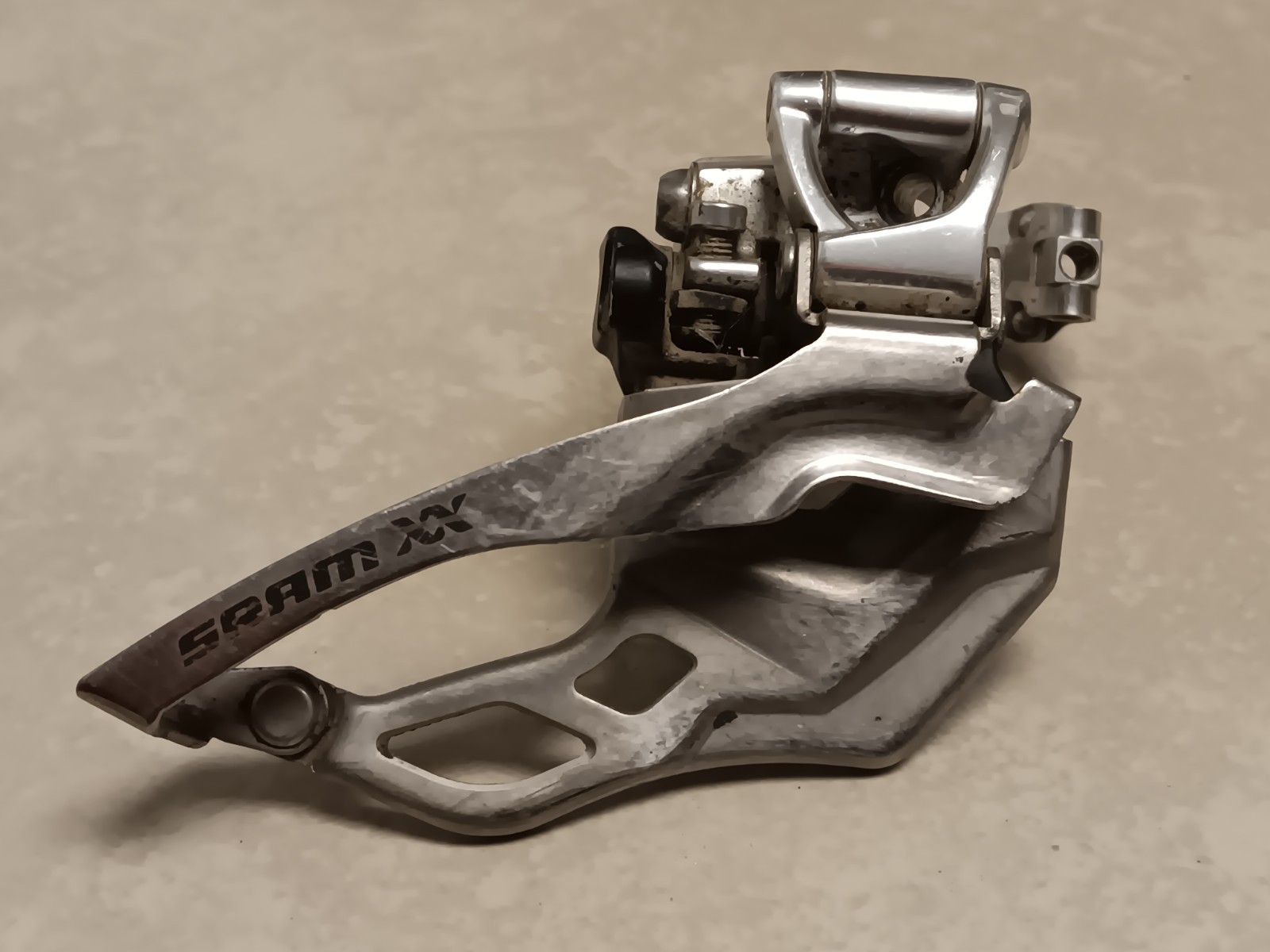 Sram XX 2 Speed Bottom Pull 34.9 35.0 mm High Clamp Front Derailleur