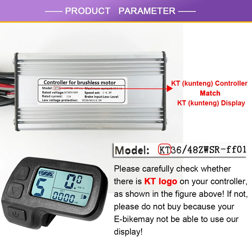 50A E-bike Sinewave/Squarewave Controller for Motor 2000W/3000W 48V/56V-90V
