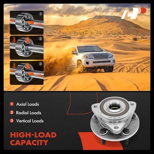 [with 15 inches Wheel] Front Wheel Bearing and Hub Assembly with 5-Lug
