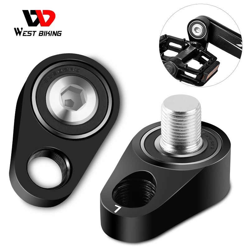 WEST BIKING Effort Saving Bike Pedal Adapters Bearing Conversion Magic Steppers