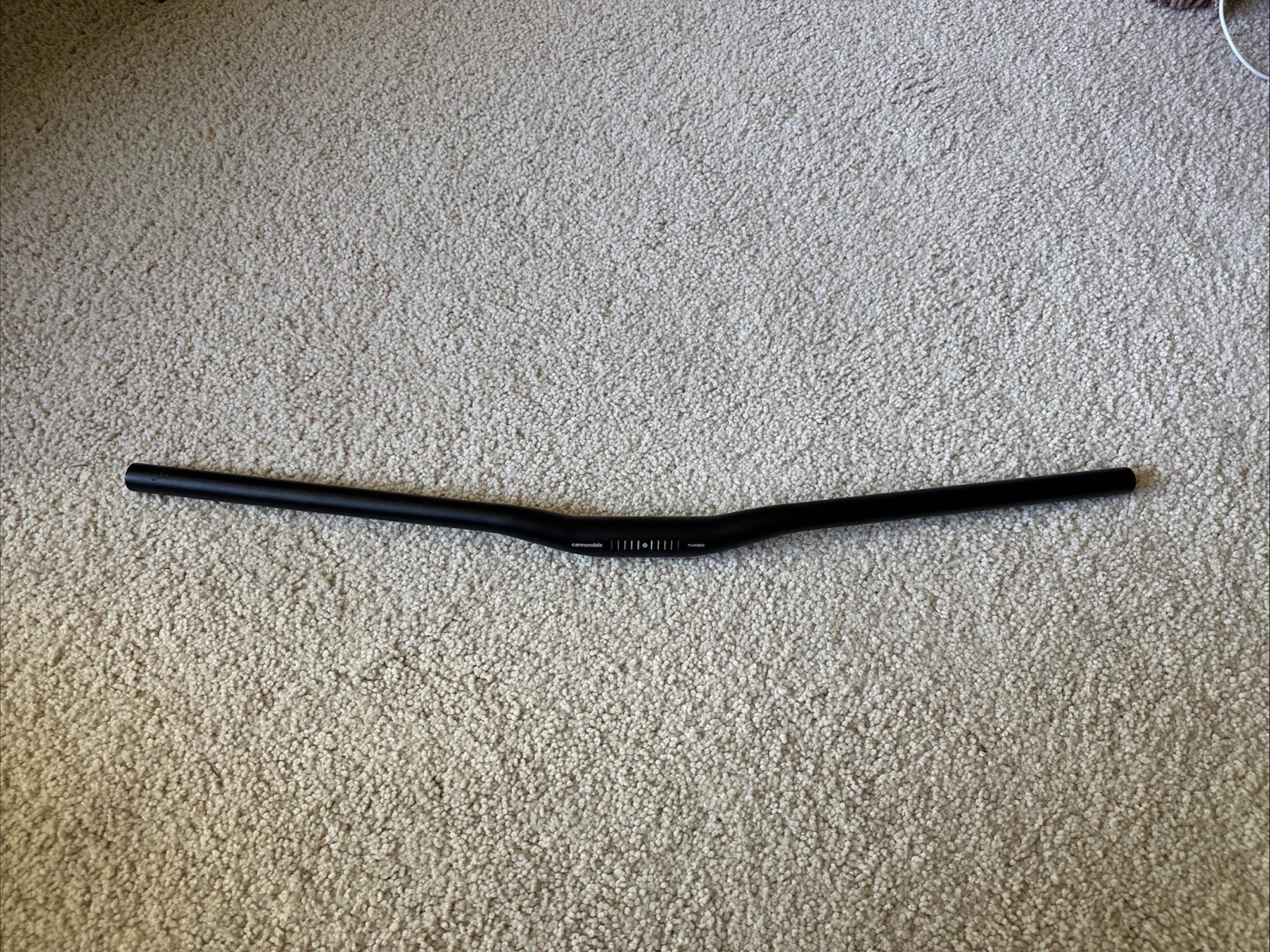 Cannondale Three MTB Flat Handlebar 780mm 62/50 32/10/12 Black Gravel Dirt