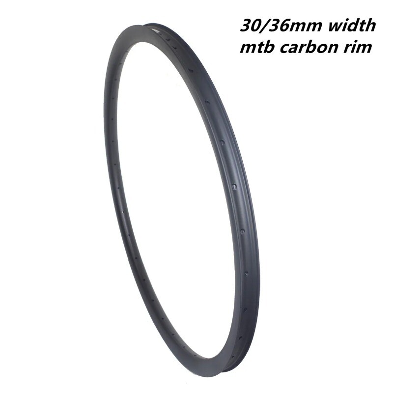 Super Light 29ER Carbon Mountain Bike Rims Asymmetrical Tubeless Bicycle Wheels