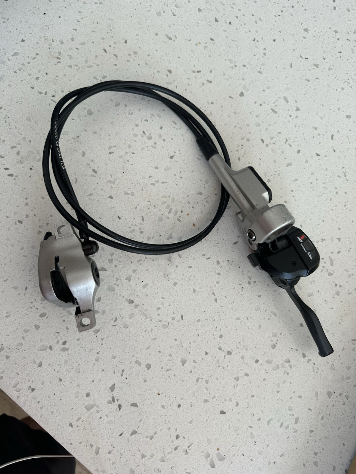 Shimano Deore XT ST-M765 BR-M765 Shifter Brake Lever Right Rear 9 Caliper 1300mm