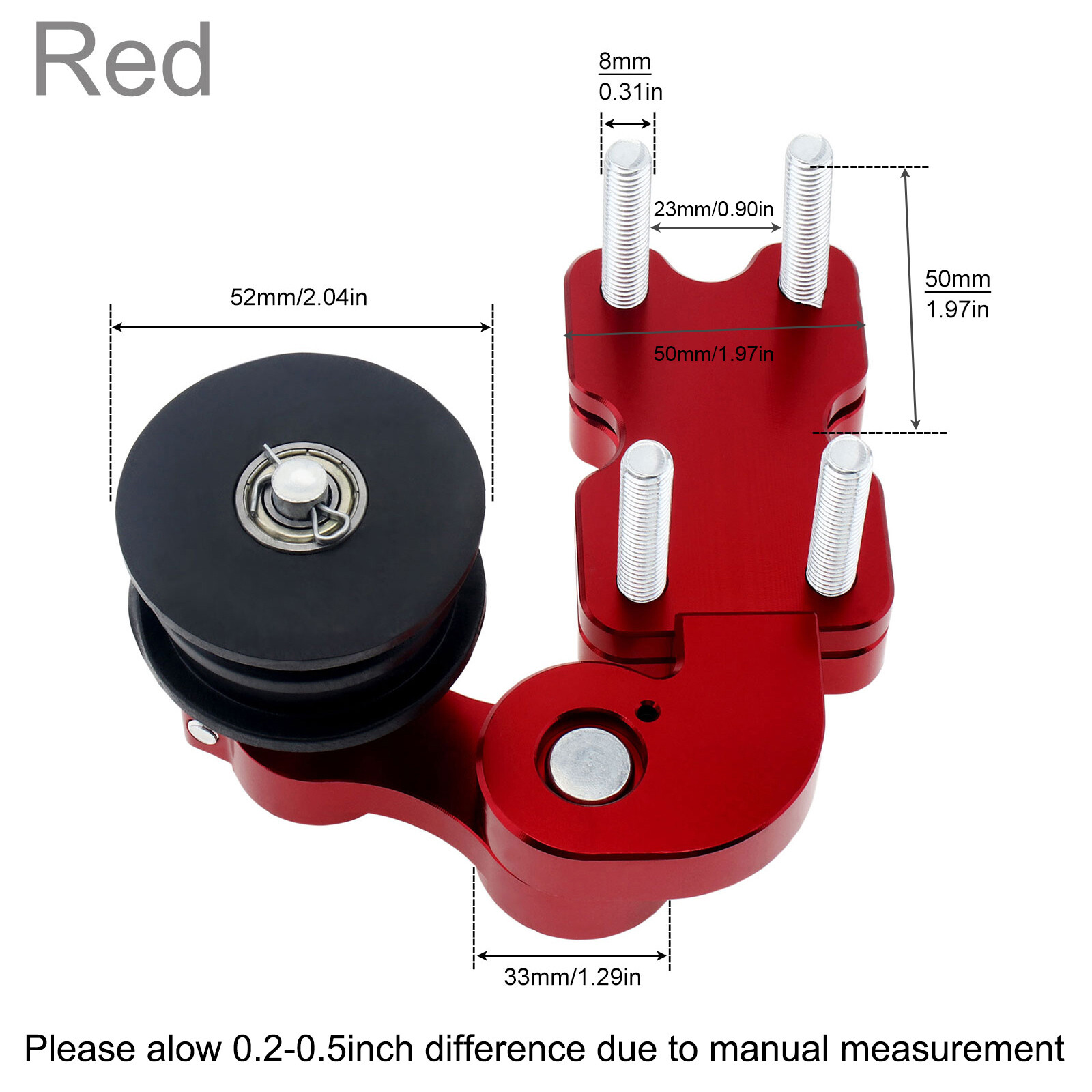 Motorcycle CNC Aluminum Alloy Chain Adjuster Tensioner for Motocross Dirt Bike