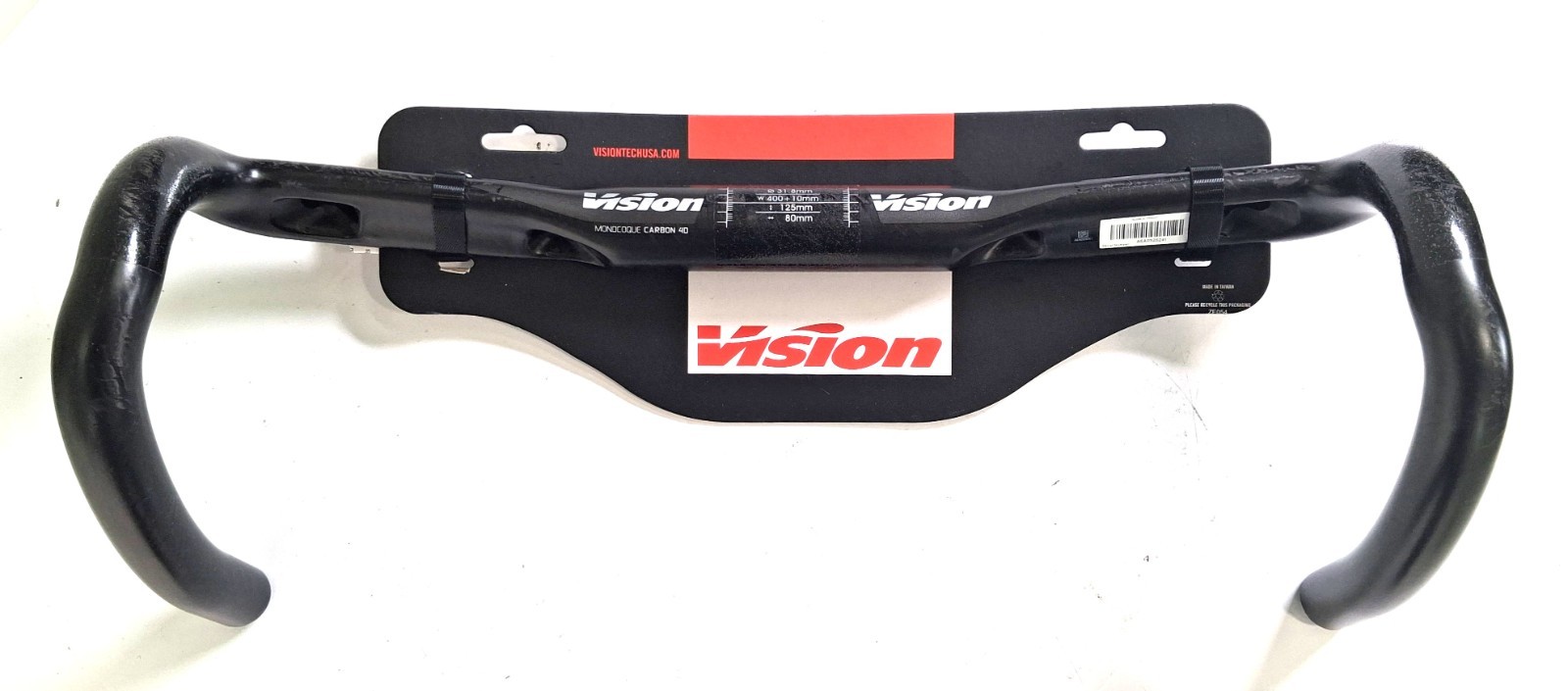 Vision Trimax Carbon 4D Handlebar 400mm 31.8mm Di2 Aero Road Bike Grey