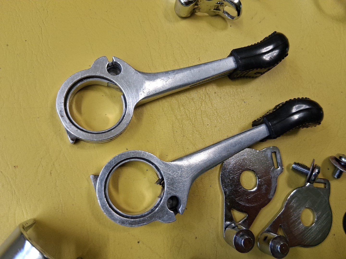 Vintage Suntour Ratchet Stem Shifter Power Shift Lever Set Touring Road VX
