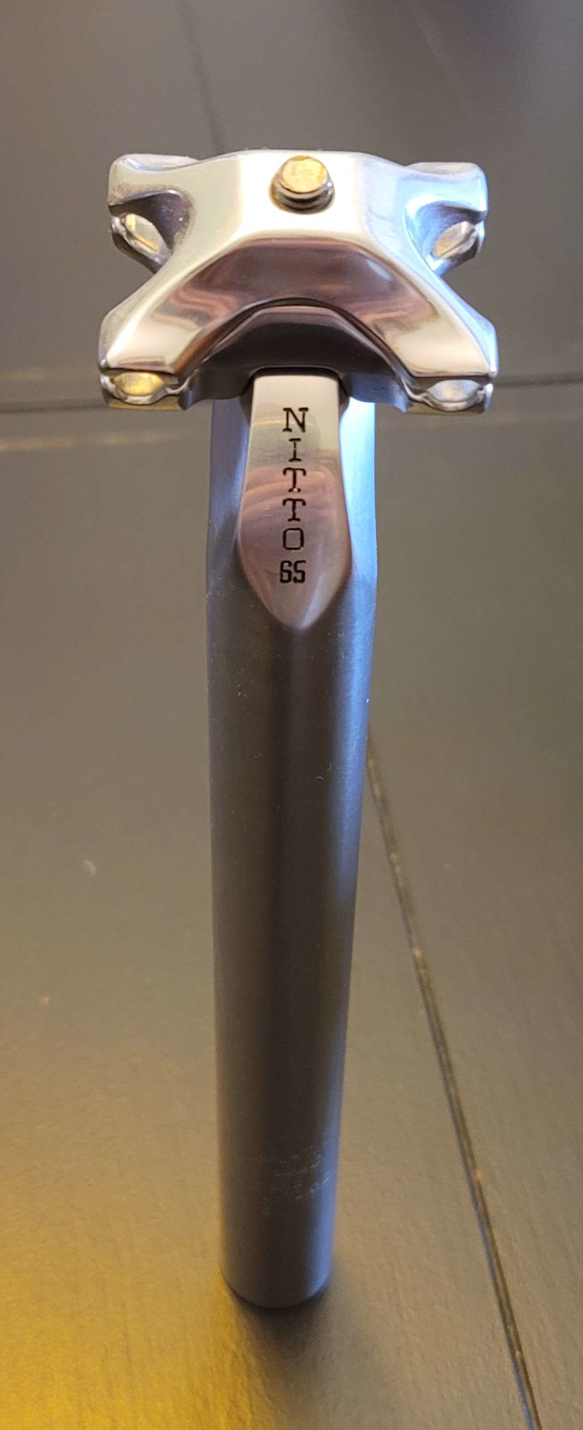 Nitto Crystal Fellow S65 Seat Post – Silver 27.2mm x 250mm