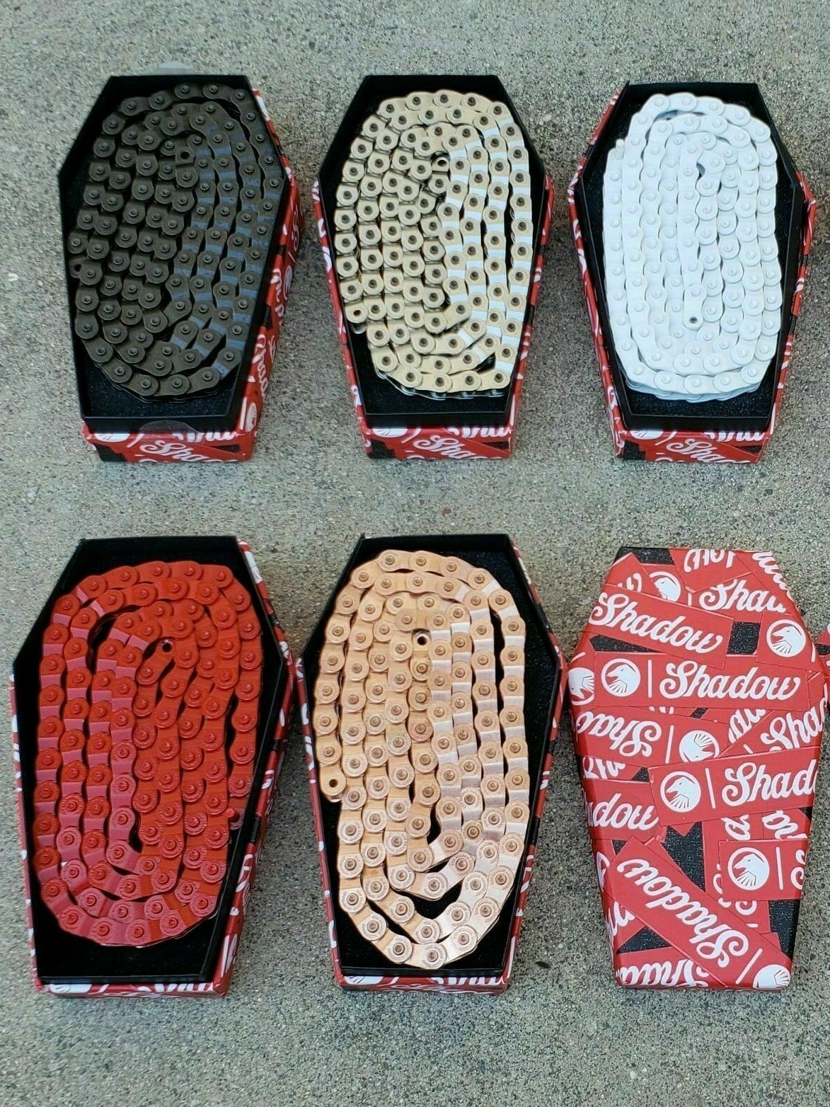 The Shadow Conspiracy Interlock V2 Half Link 3/32” Race Chain BMX Bike Chains