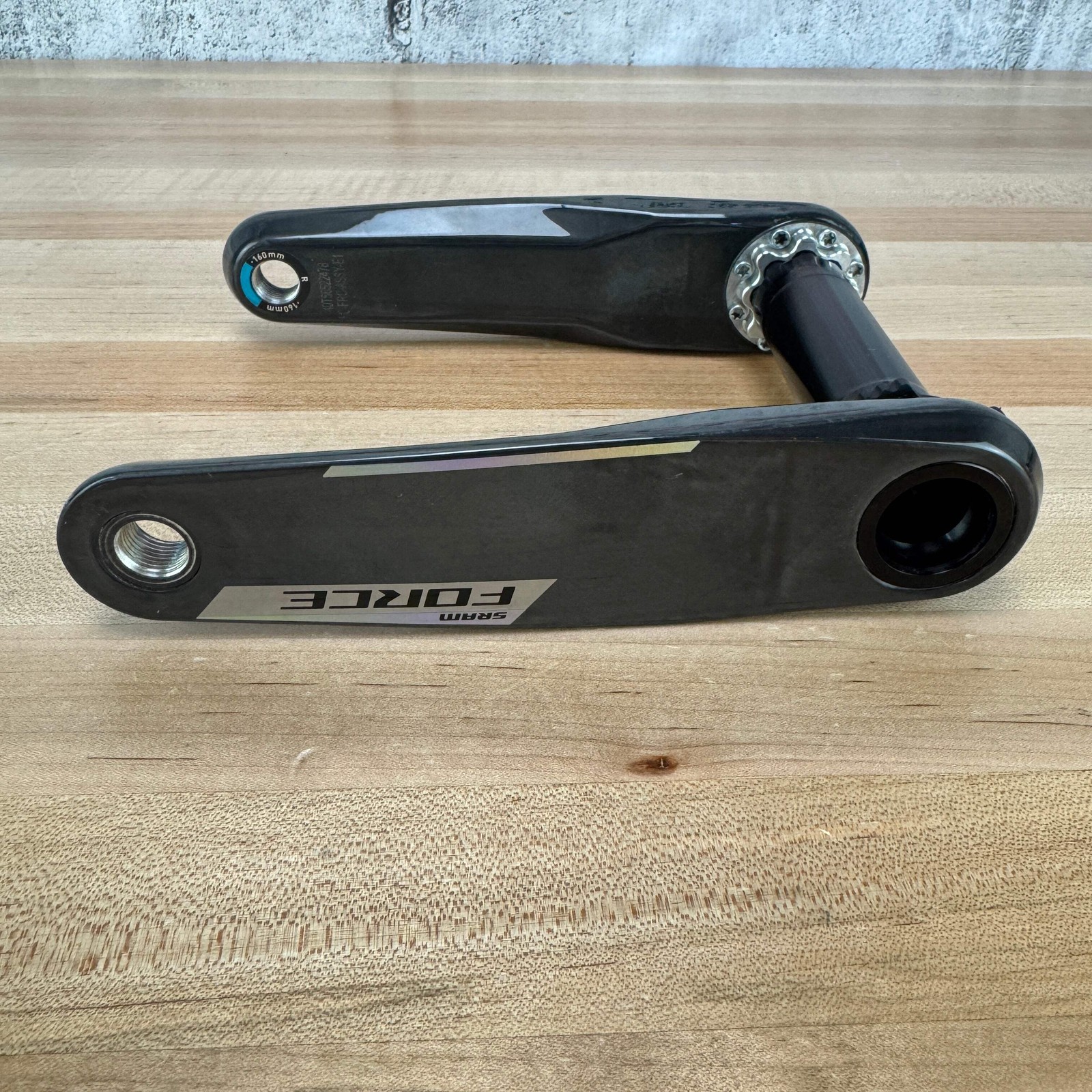 Low Mile! SRAM Force E1 160mm Carbon 8-Bolt Crankset Crank Arms DUB Spindle