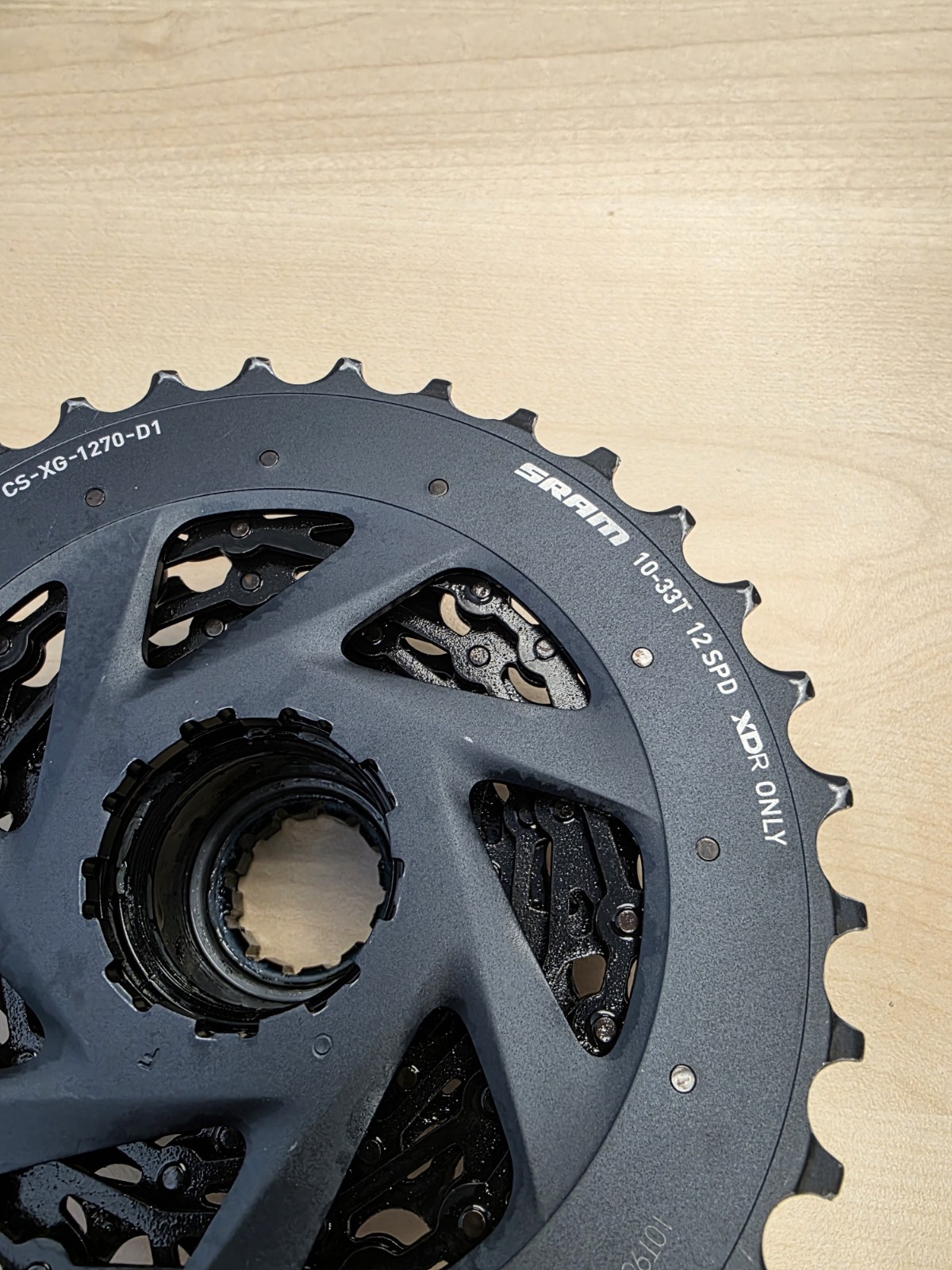 SRAM Force BLACK XG-1270 D1 12-Speed Cassette 10-33T XDR B