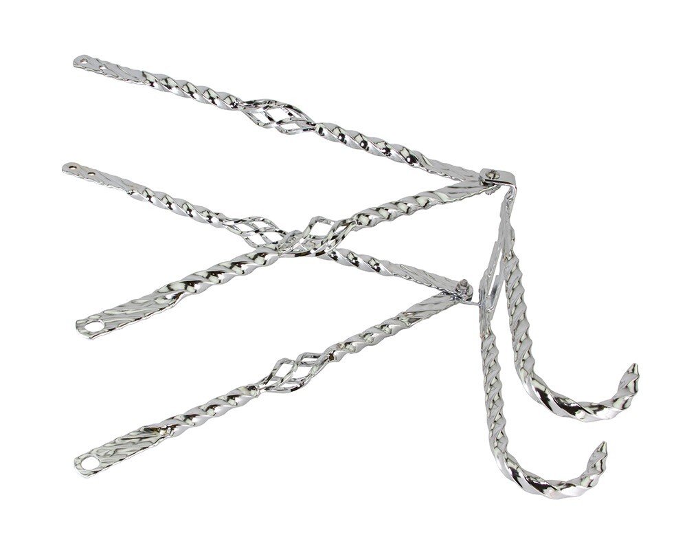 VINTAGE LOWRIDER SQUARE CAGE TWISTED STYLE CONTINENTAL KIT CHROME 26″ BICYCLES.
