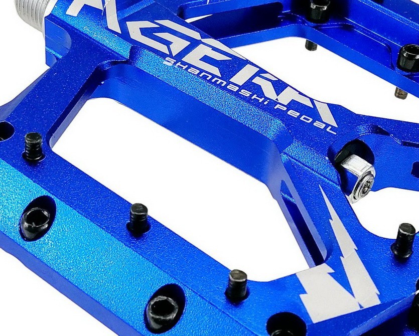 Road MTB Mountain Bike Pedals DU Bearing CNC Aluminum Flat Platform Pedal 1 pair