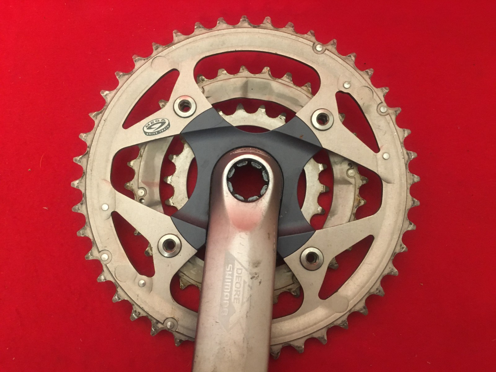 Shimano Deore LX FC-M571 175 Triple Crankset 22 / 32 / 44 Fits Cannondale Trek