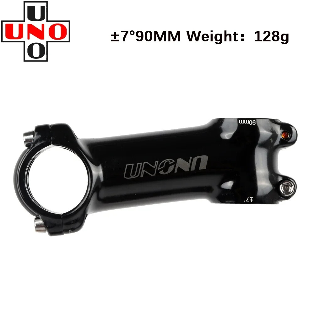 UNO Black Stem Bike Ultralight 7 17 35 Degree MTB Road Stem Fork 28.6 31.8mm