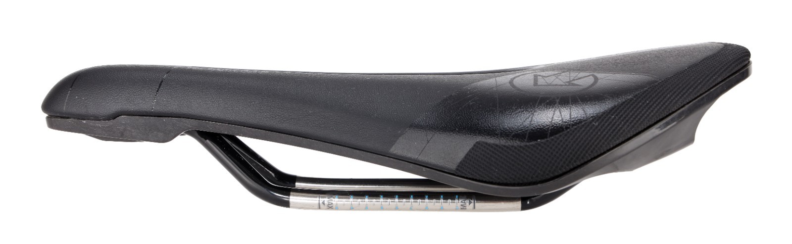 PRO Stealth Off Road Carbon Mountain Bike Saddle 142mm 7 x 7mm INOX Rail Black