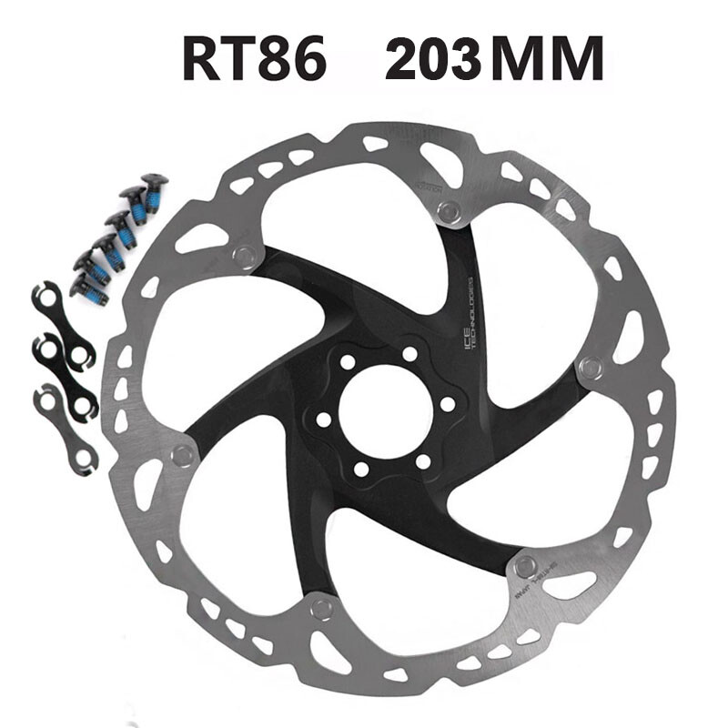 Shimano XT Ultegra GRX RT86 6 Bolts MT800 Center-Lock Disc Brake Rotors Ice Tech