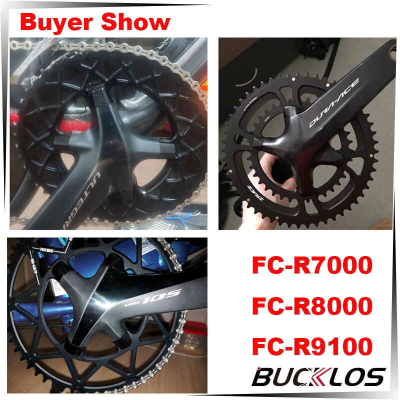 BUCKLOS Chainring FC-R7000 R8000 R9100 Bolts Alloy Chainwheel Screws for Shimano