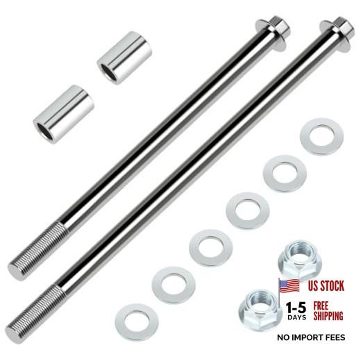12mm 270mm Mini Bike Rear Axle Kit + 225mm Front Wheel Axle 270mm + 225mm
