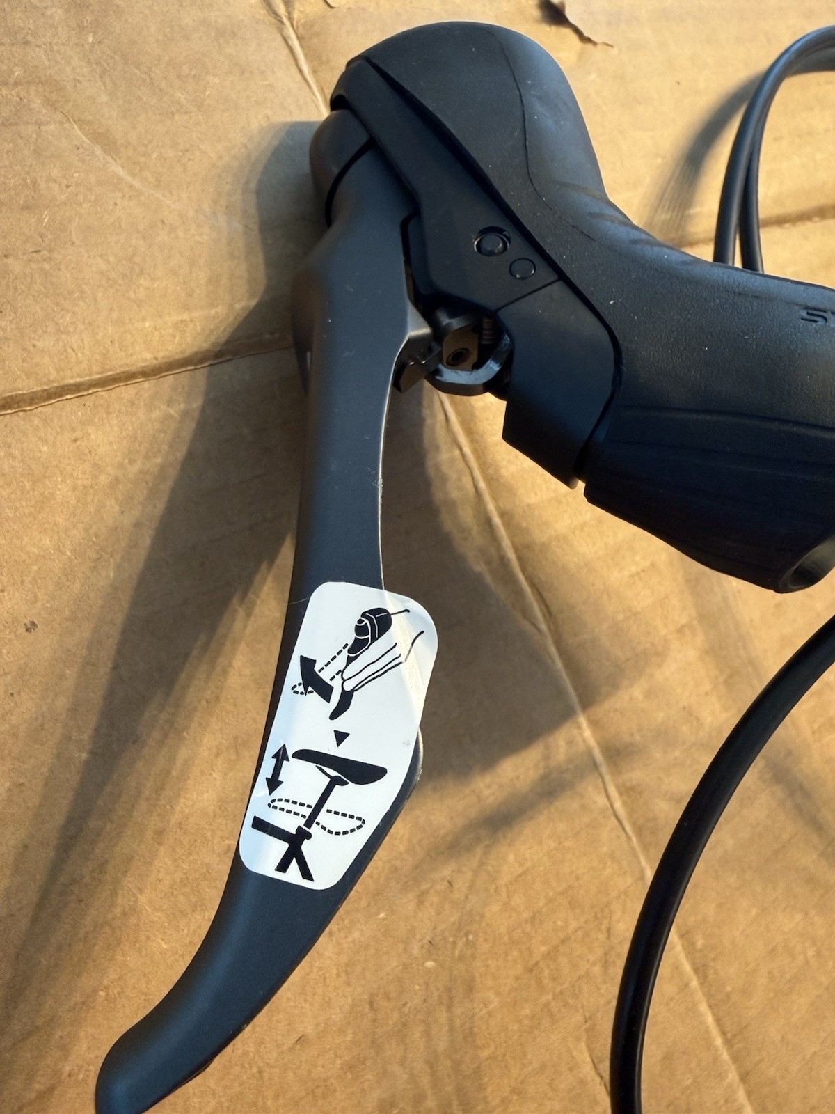 Shimano GRX 12-Speed Drop Bar Brake/Shifter Set w/ BR-RX820 Calipers Black 1x