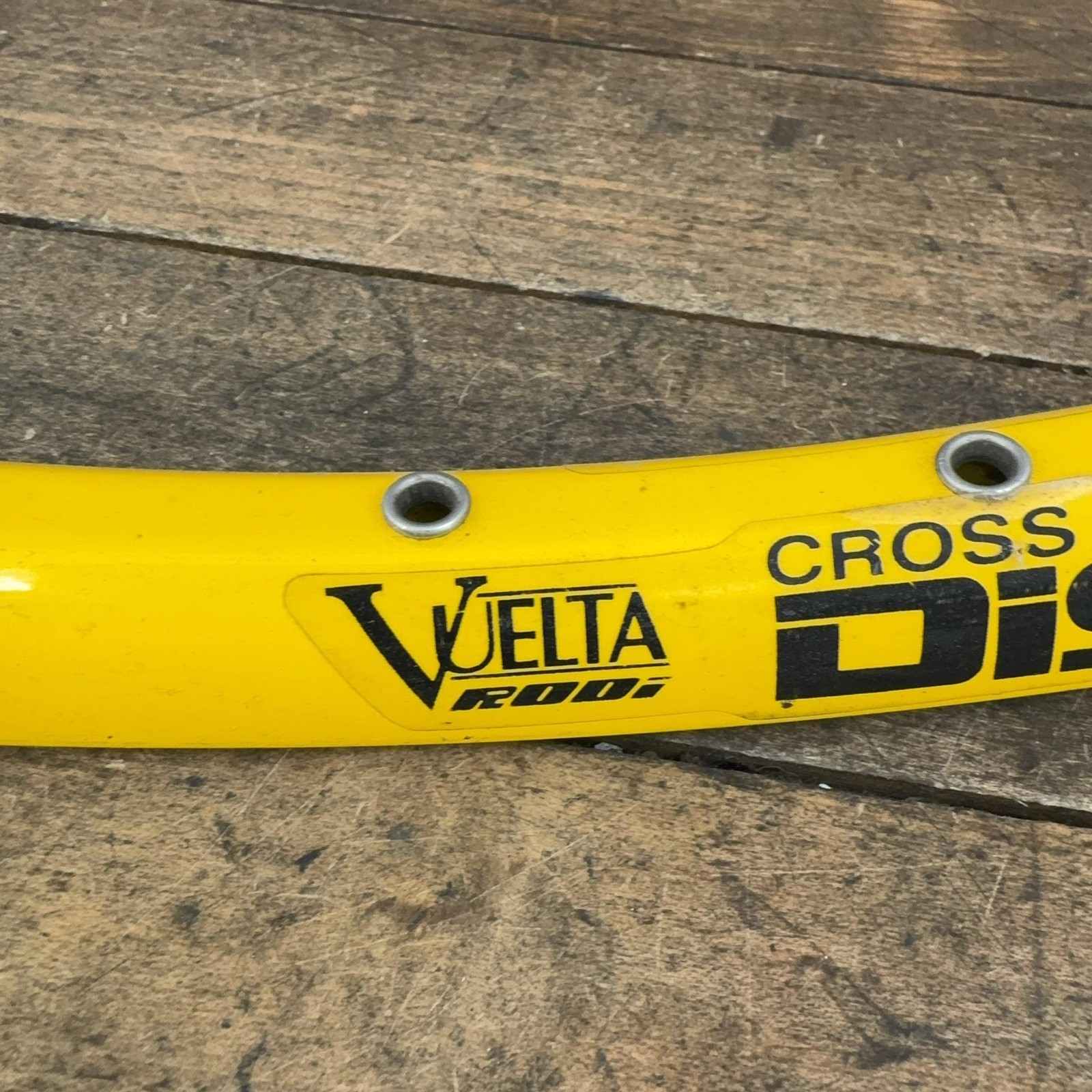Vuelta Excalibur 26in Rim Yellow 36h Disc 36 Hole MTB Anti Snake Bite 559×19