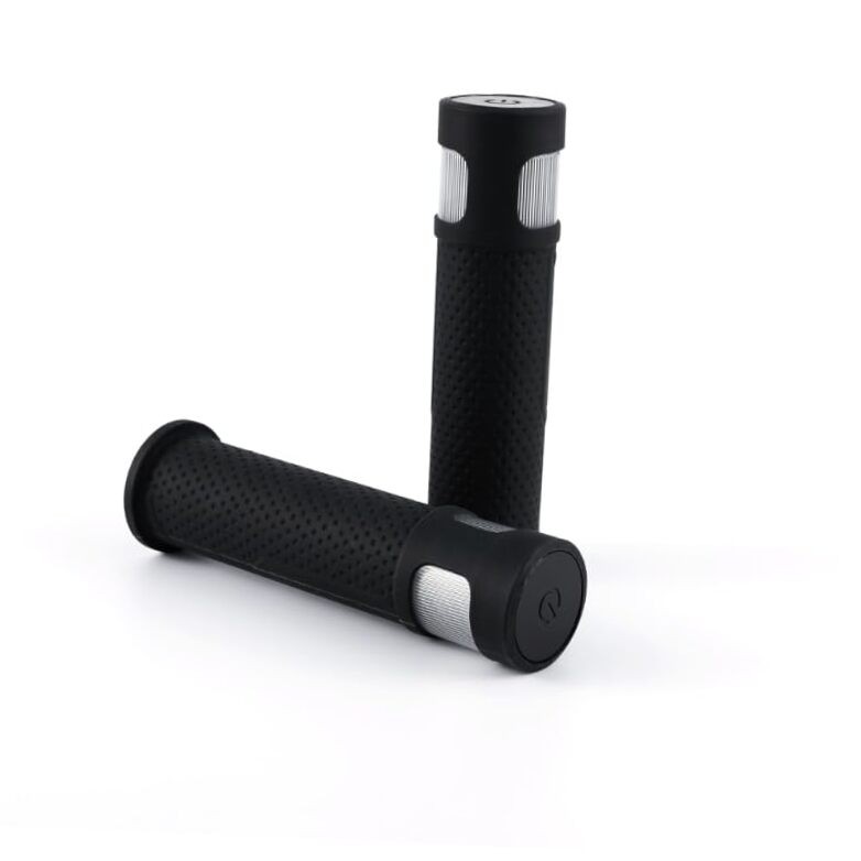 Bicycle Handlebar Grips with LED Lights – USB-C Rechargeable, Universal 22mm