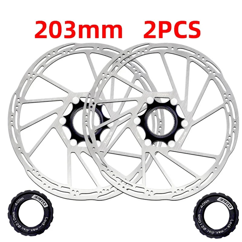 IIIPRO Bicycle Center Lock Bicycle Brake Rotor 140Mm/160Mm/180Mm/203Mm Road Bike