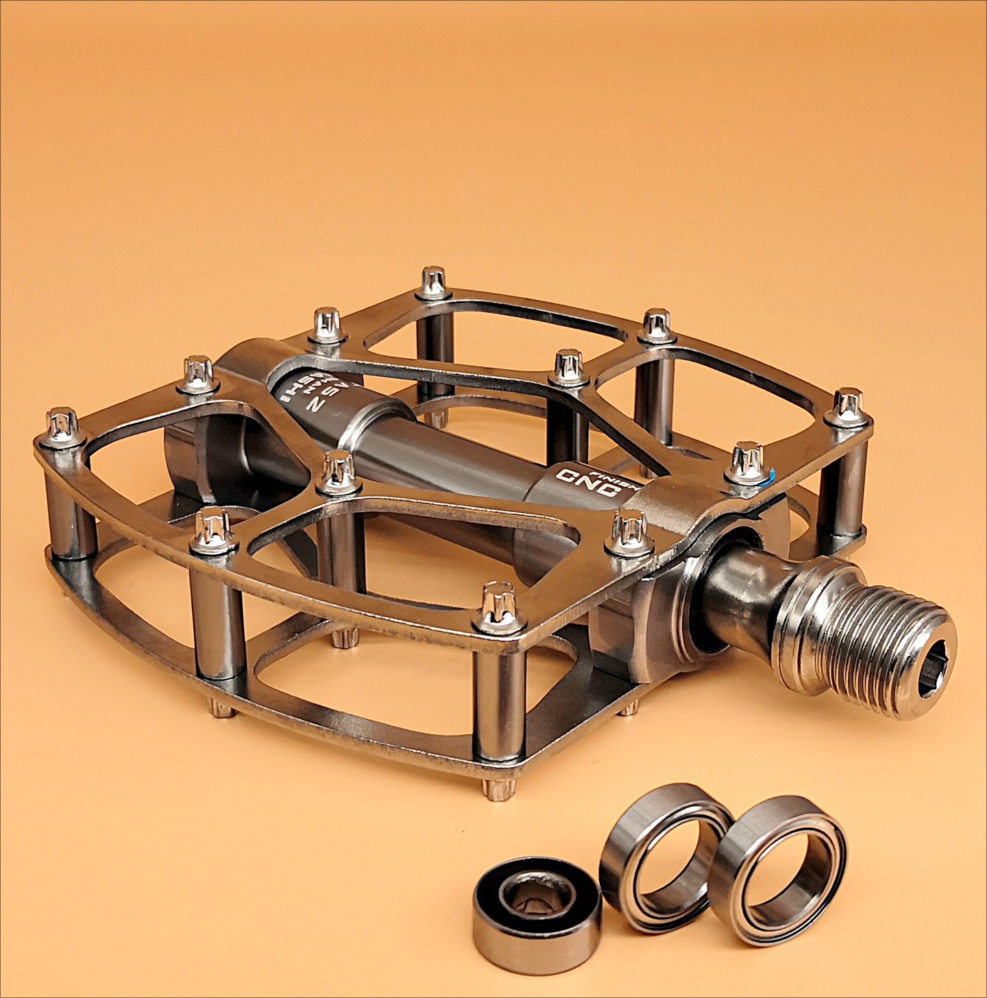 290g Ultralight Titanium Bicycle Pedals Sealed Bearing Mountain Bike Flat Pedals