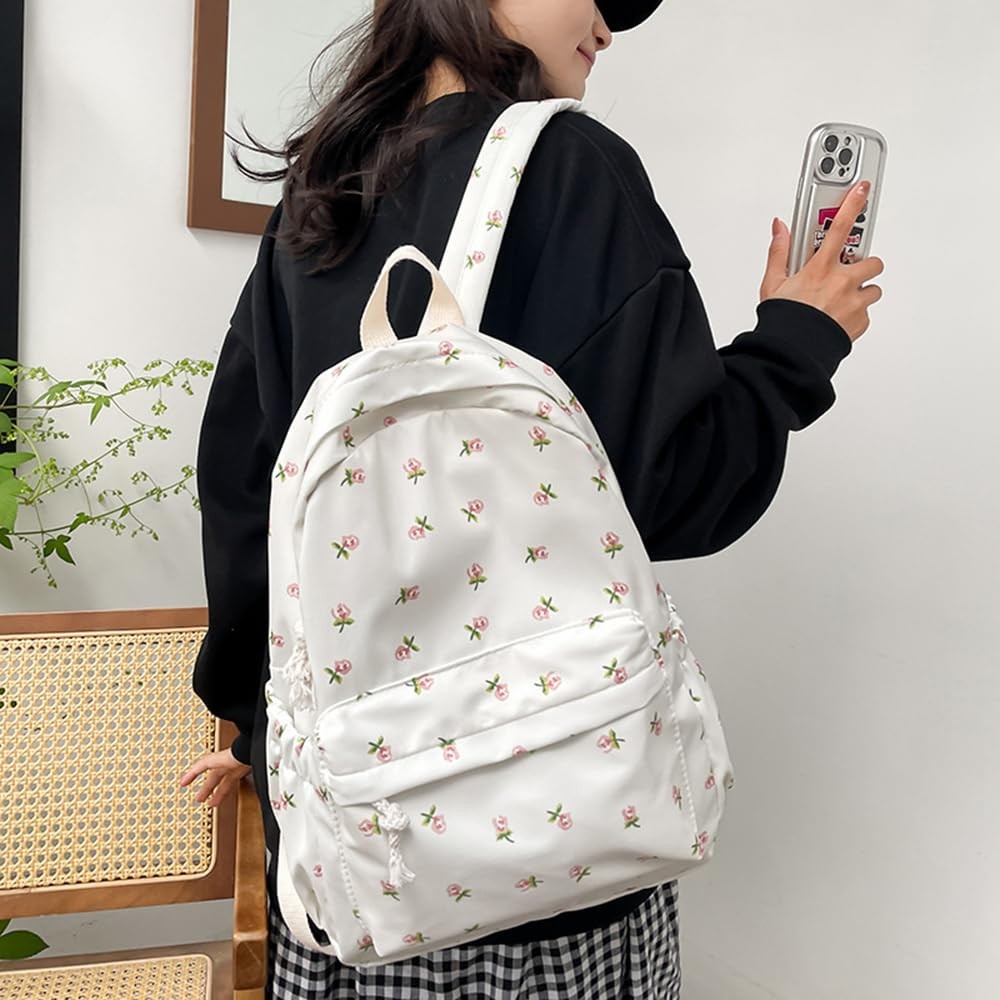 Kehpish Height:15.7″(40CM) Bottom width: 11.4″(29cm), B Style– Beige Floral
