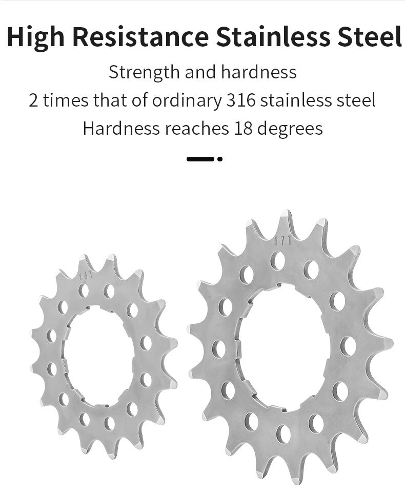 Single Speed Cog 12t/13t/14t/15t/16t/17t/18t Road Bike MTB Bicycle Mountain