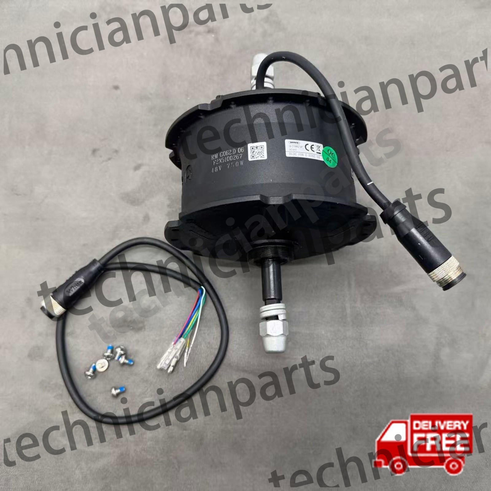 Rear Hub Motor Fat Wheel 175mm E-Bike w/Cable for Bafang G060 48V 750W Upgraded