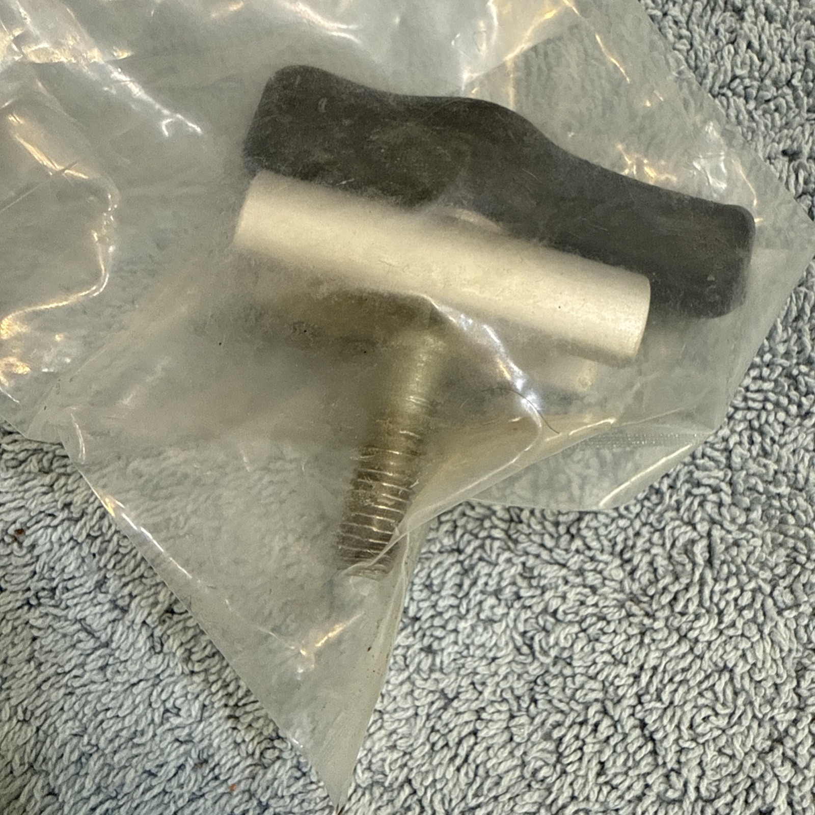 Brompton Hinge Clamp Assembly – Silver Hinge Plate and Black lever
