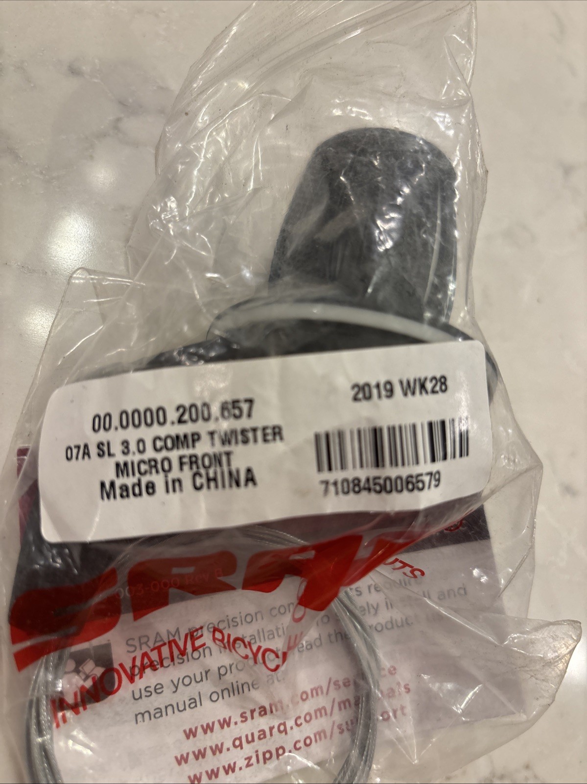 SRAM 3.0 Comp Gripshift bike shifter Micro Front 3 Speed Twister Shifter
