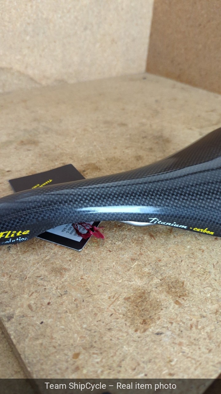 Selle Italia Flite Evolution Saddle Carbon Fiber Titanium Rail Black G2U