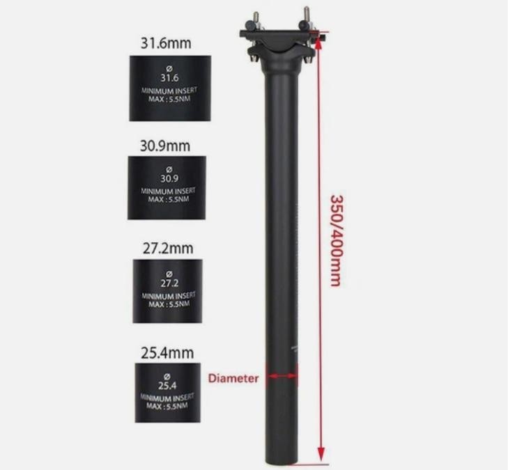 Carbon Fiber Bicycle Seatpost Road/Mountain Bicycle Seatpost Titanium Screw 125g