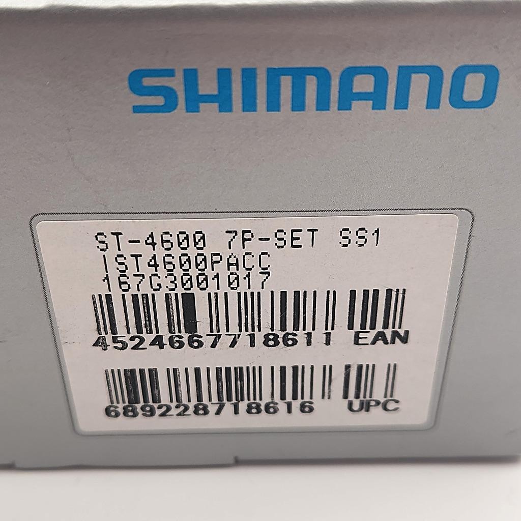 Shimano Tiagra ST-4600 2×10-Speed Road Bike Shift Lever Set Black / Silver OPEN