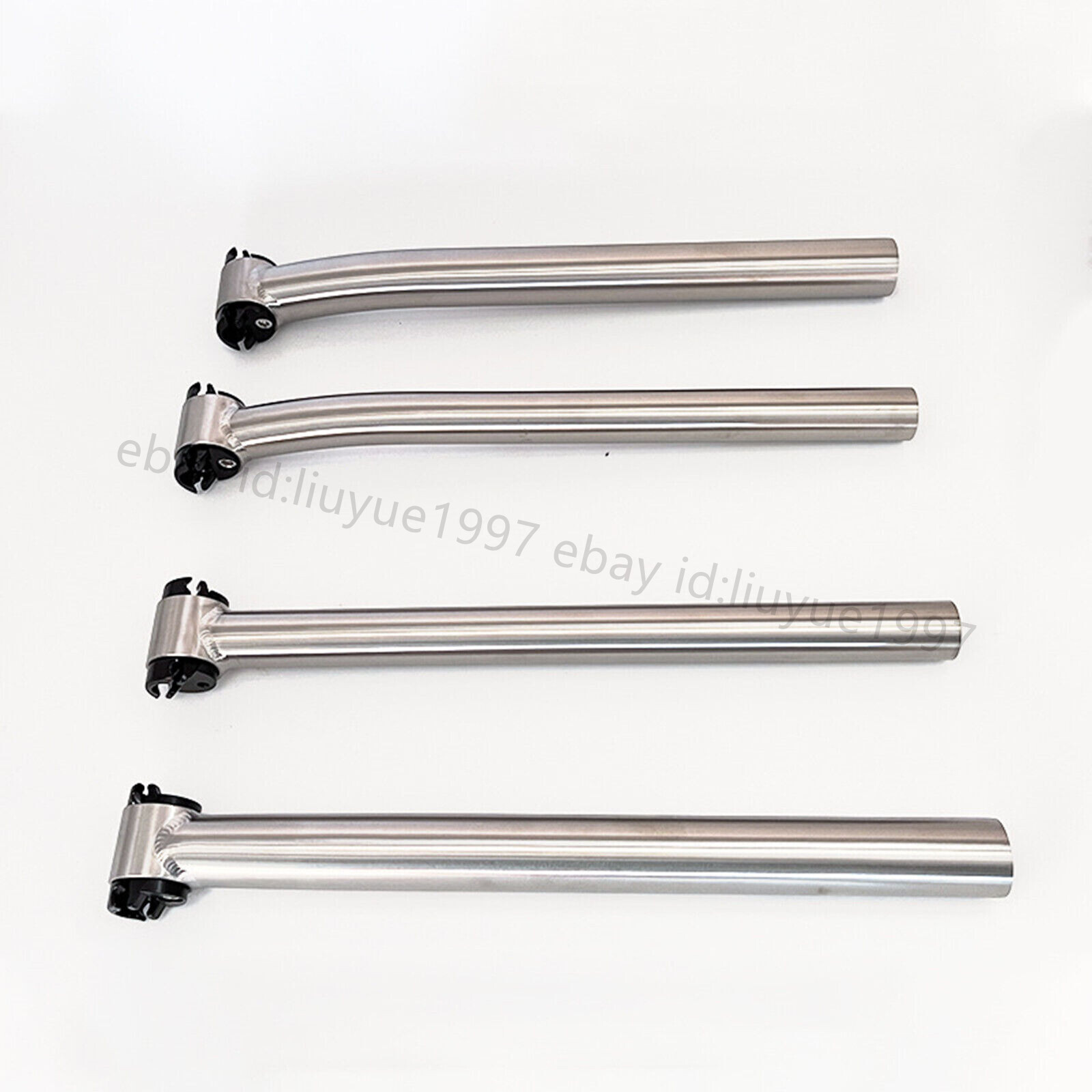 27.2 30.9 31.6 Titanium Bicycle Bike MTB Ti Setback Seatpost * 350/400 mm